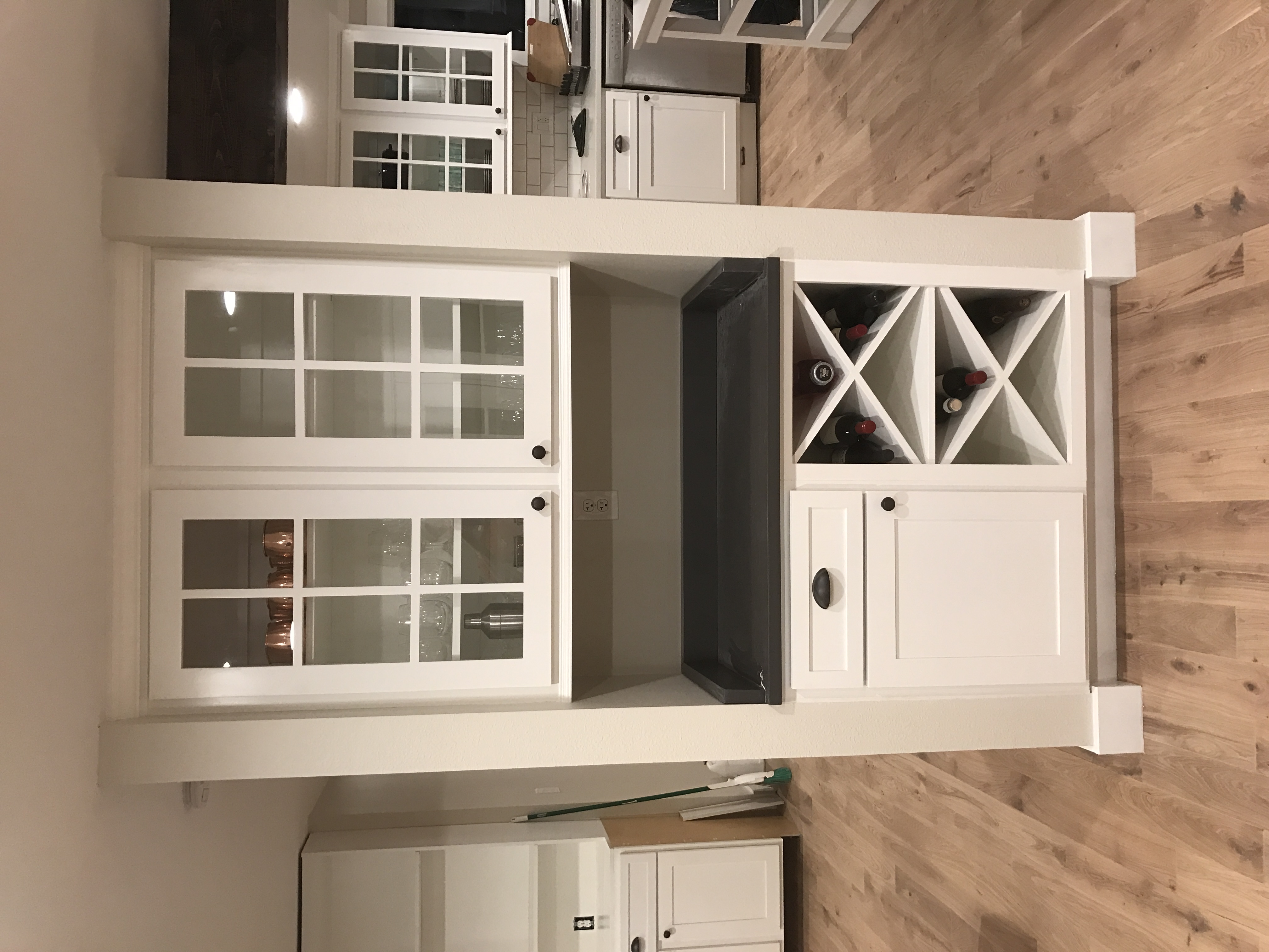 White Wine Cabinetry